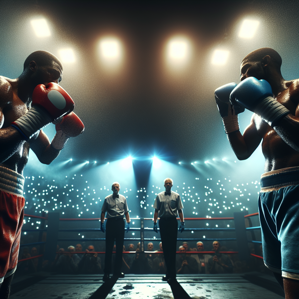 Editorial boxing photo previewing Joshua vs Paul fight in Miami on December 19